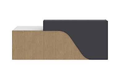 Larya Sağ Yönlü Karşılama Bankosu 200cm - Bankolar