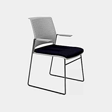 Settle Beyaz Plastik Gövde Krom Ayak Bekleme Koltuğu - Bekleme Koltukları