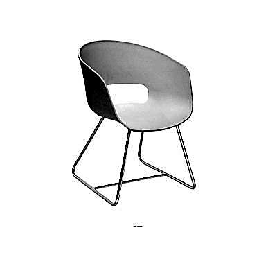 Tereos Plus Beyaz Plastik Gövde Krom Çerçeve Ayak Bekleme Koltuğu - Bekleme Koltukları