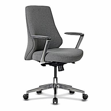 Cloth Alüminyum Kol Ayak Senkron Mekanizma Toplantı Koltuğu - Çalışma Koltukları