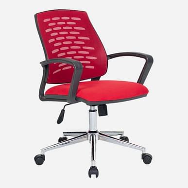 Mirello Krom Yıldız Ayaklı Çalışma Koltuğu - Çalışma Koltukları