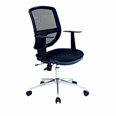 Pastore Fileli Krom Ayaklı Çalışma Koltuğu - Çalışma Koltukları