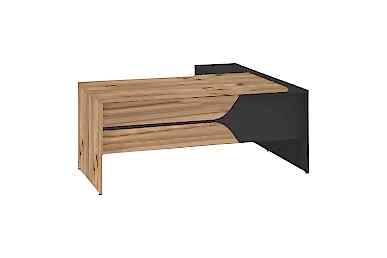 Grana Çift Renk Ahşap Tasarım Ofis Masası 160cm - Çalışma Masaları