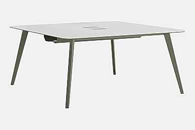 Bladerwork Tasarım Metal Dört Ayaklı Ikili Workstation 120cm - Çoklu Çalışma Masaları