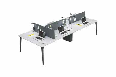 Centrawork Melamin Seperatörlü Beş Kişilik Çalışma Masası - Çoklu Çalışma Masaları