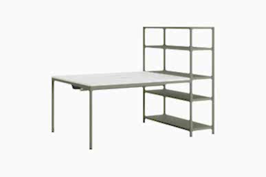 Jala Kitaplıklı Ikili Ofis Masası 160cm - Çoklu Çalışma Masaları