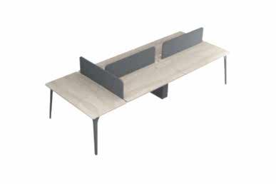 Nario Melamin Panel Beş Kişilik Çalışma Masası - Çoklu Çalışma Masaları