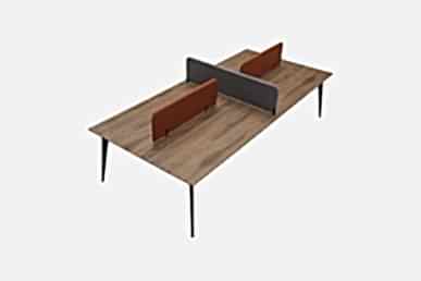 Panawork Konforlu Dörtlü Çalışma Grubu 320cm - Çoklu Çalışma Masaları