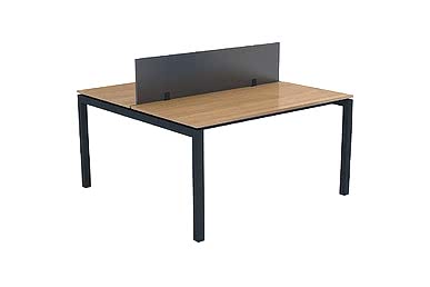 Upsilon 2li Çalışma Masası 120cm - Çoklu Çalışma Masaları