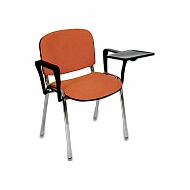 Form Krom Sandalye Çift Kollu Yazı Tablalı - Konferans Koltukları