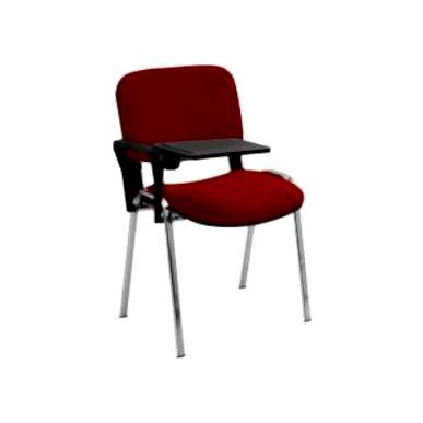 Form Krom Sandalye Tek Kollu Yazı Tablalı - Konferans Koltukları