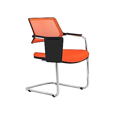 Serlo Yazı Tablalı Krom U Ayaklı Sandalye - Konferans Koltukları