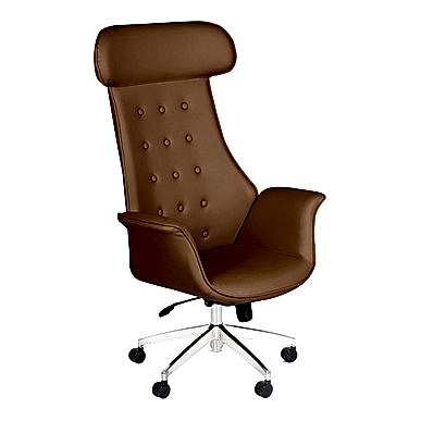 Malia Deri Döşemeli Modern Makam Koltuğu - Makam Koltukları