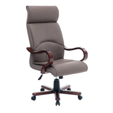 Montrieal Ahşap Başlıklı Makam Koltuğu - Makam Koltukları