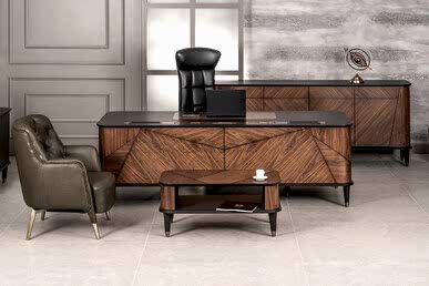 Admin Vip Ahşap Makam Takımı - Makam Takımları