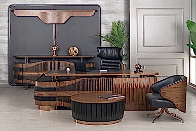 Soprano Ahşap Modern Makam Takımı 240cm - Makam Takımları