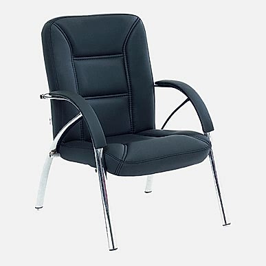 Along Krom Dört Ayaklı Bekleme Koltuğu - Misafir Koltukları