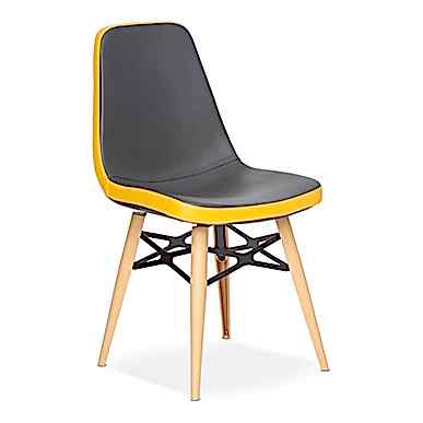 Mondo Ahşap Görünümlü Plastik Ayak Misafir Koltuğu - Misafir Koltukları