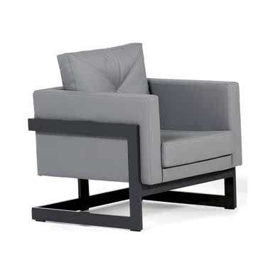 Fura Metal Profil Ayaklı Tekli Kanepe - Ofis Kanepeleri