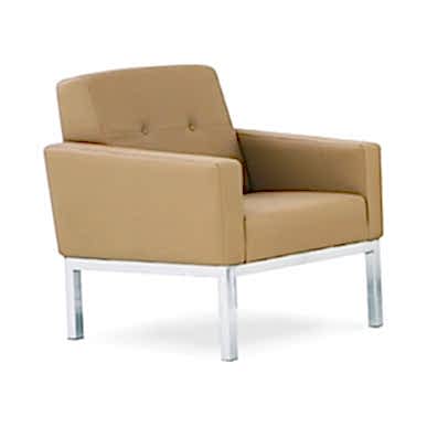 Havel Krom Ayak Tekli Ofis Kanepesi - Ofis Kanepeleri