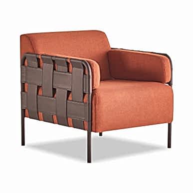 Kinty Kol Tasarımlı Tekli Kanepe - Ofis Kanepeleri