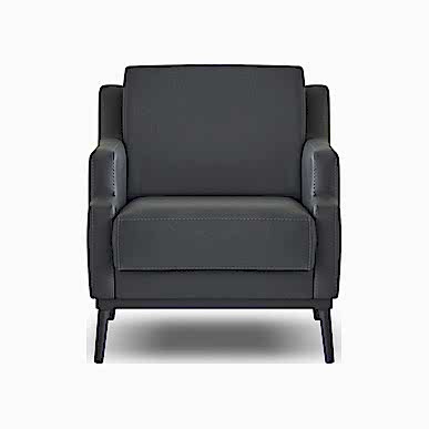 Militare Boyalı Ayak Tekli Kanepe - Ofis Kanepeleri