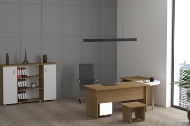 Pine Köşeli Personel Takımı 120cm - Personel Takımları