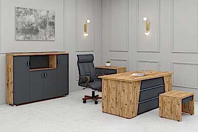 Silia Ofis Masa Takımı 180cm - Personel Takımları