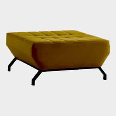 Artope Dekoratif Metal Ayaklı Puf - Puflar