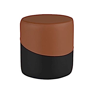 Likos Deri Kaplamalı Tekli Puf - Puflar