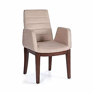 Likya Ahşap Ayaklı Dekoratif Berjer - Sandalyeler