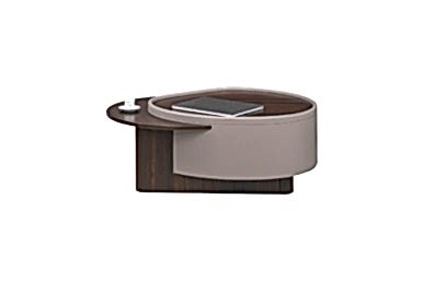 Noona Ahşap Kaplamalı Modern Makam Sehpası - Sehpalar