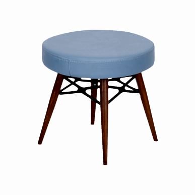 Bacconi Ahşap Ayaklı Minderli Tabure - Tabureler
