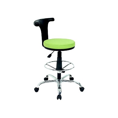 Bonofis Poliüretan Sırtlıklı Krom Ayaklı Tabure - Tabureler