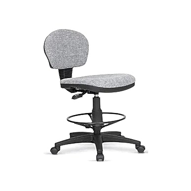 Bonofis Sırtıklı Çemberli Plastik Ayak Tabure - Tabureler