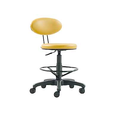 Pulp Arkalıklı Boyalı Çemberli Tabure - Tabureler