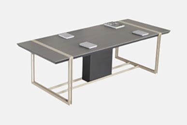 Descon Çift Metal Ayaklı Toplantı Masası - Toplantı Masaları