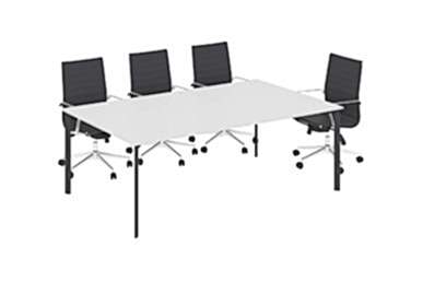 Eflorant Dikdörtgen Tablalı Toplantı Masası 210 Cm - Toplantı Masaları