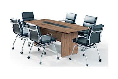 Hawari Ahşap Tasarım Toplantı Masası - Toplantı Masaları