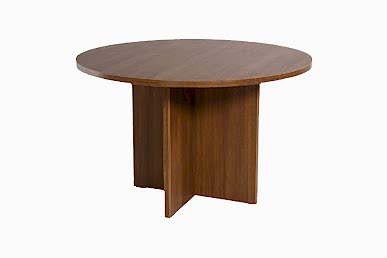 Tiber Yuvarlak Ahşap Toplantı Masası - Toplantı Masaları