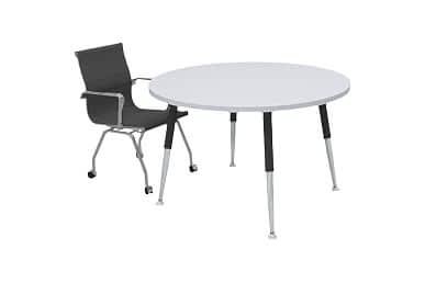 Toucher Yuvarlak Toplantı Masası 120q - Toplantı Masaları