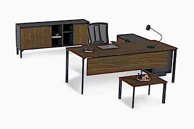 Eflorant Etajerli Yönetici Takımı 220cm - Yönetici Takımları