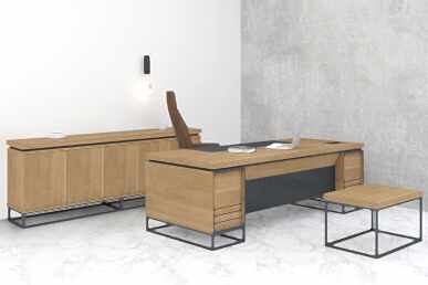 Ghalia Dekoratif Metal Ayaklı Yönetici Takımı - Yönetici Takımları