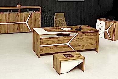 Nopus Melamin Kaplama Müdür Takımı 200cm - Yönetici Takımları